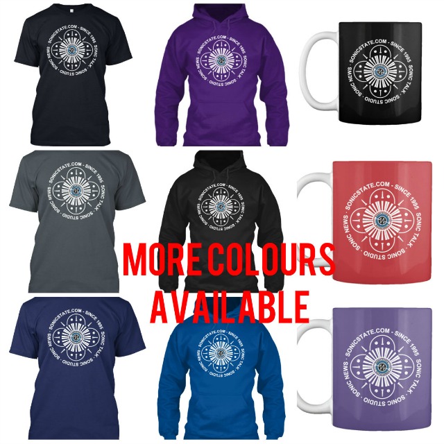 Ladies and Gentlemen The Sonicstate Tee, Hoodie + Mug Sonic State Amped